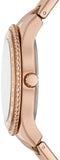 Fossil Stella Sport Multifunction Rose Gold Dial Rose Gold Steel Strap Watch for Women - ES5106 Buy Now By Fossil
