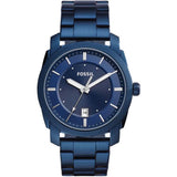 Fossil Machine Blue Dial Blue Steel Strap Watch for Men - FS5231 Buy Now By Fossil