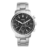 Fossil Goodwin Chronograph Black Dial Silver Steel Strap Watch for Men - FS5412 Buy Now By Fossil