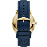 Fossil The Minimalist 3H Analog Blue Dial Blue Leather Strap Watch for Men - FS5789 Buy Now By Fossil