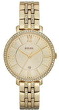 Fossil Jacqueline Gold Dial Gold Steel Strap Watch for Women - ES3547 Buy Now By Fossil