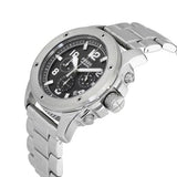 Fossil Modern Machine Black Dial Silver Steel Strap Watch for Men - FS4926 Buy Now By Fossil