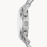 Fossil Pilot Chronograph Black Dial Silver Steel Strap Watch for Men - FS5141 Buy Now By Fossil