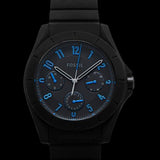 Fossil Popstastic Sport Black Dial Black Rubber Strap Watch for Men - FS5222 Buy Now By Fossil