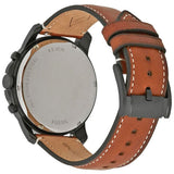 Fossil Grant Chronograph Black Dial Brown Leather Strap Watch for Men - FS5241 Buy Now By Fossil