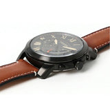 Fossil Grant Chronograph Black Dial Brown Leather Strap Watch for Men - FS5241 Buy Now By Fossil