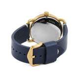 Fossil The Commuter Blue Dial Blue Leather Strap Watch for Men - FS5274 Buy Now By Fossil