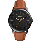 Fossil The Minimalist Black Dial Brown Leather Strap Watch for Men - FS5305 Buy Now By Fossil