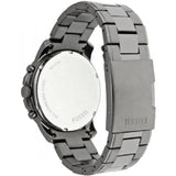 Fossil Townsman Chronograph Black Dial Silver Steel Strap Watch for Men - FS5349 Buy Now By Fossil