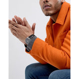 Fossil The Minimalist Three Hand Black Dial Black Leather Strap Watch for Men - FS5398 Buy Now By Fossil