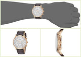 Fossil Goodwin Chronograph White Dial Brown Leather Strap Watch for Men - FS5415 Buy Now By Fossil