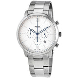 Fossil Neutra Chronograph White Dial Silver Steel Strap Watch for Men - FS5433 Buy Now By Fossil