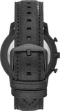 Fossil Neutra Chronograph Black Dial Black Leather Strap Watch for Men - FS5503 Buy Now By Fossil