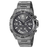 Fossil Garrett Chronograph Grey Dial Grey Steel Strap Watch for Men - FS5621 Buy Now By Fossil