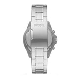 Fossil Garrett Chronograph Blue Dial Silver Steel Strap Watch for Men - FS5623 Buy Now By Fossil