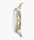 Fossil Neutra Chronograph Blue Dial Two Tone Steel Strap Watch for Men - FS5706 Buy Now By Fossil