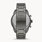 Fossil Bronson Chronograph Blue Dial Grey Steel Strap Watch for Men - FS5711 Buy Now By Fossil