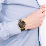 Fossil Neutra Chronograph Brown Dial Brown Leather Strap Watch for Men - FS5763 Buy Now By Fossil