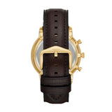 Fossil Neutra Chronograph Brown Dial Brown Leather Strap Watch for Men - FS5763 Buy Now By Fossil