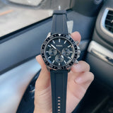 Fossil Bannon Multifunction Black Dial Black Silicone Strap Watch for Men - BQ2494 Buy Now By Fossil