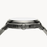 Fossil Everett Chronograph Grey Dial Grey Steel Strap Watch for Men - FS5830 Buy Now By Fossil