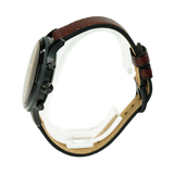 Fossil Retro Pilot Chronograph Brown Dial Brown Leather Strap Watch for Men - FS5833 Buy Now By Fossil