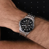 Fossil FB-01 Chronograph Black Dial Silver Steel Strap Watch for Men - FS5837 Buy Now By Fossil