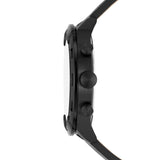 Fossil Bronson Chronograph Black Dial Black Leather Strap Watch for Men - FS5874 Buy Now By Fossil