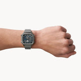 Fossil Retro Analog-Digital Black Dial Grey Steel Strap Watch for Men - FS5892 Buy Now By Fossil