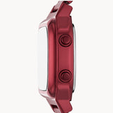 Fossil Retro Analog-Digital Black Dial Red Steel Strap Watch for Men - FS5897 Buy Now By Fossil