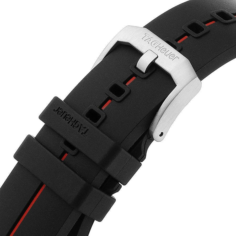 Tag Heuer Formula 1 Manchester United Limited Edition Black Dial Black & Red Rubber Strap Watch for Men - CAZ101J.FT8027 Buy Now By Tag Heuer