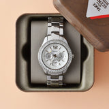 Fossil Stella Silver Dial Silver Steel Strap Watch for Women - ES3588 Buy Now By Fossil