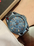 Fossil Riley Quartz Blue Dial Blue Steel Strap Watch for Women - ES4294 Buy Now By Fossil