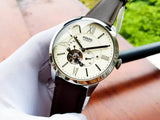 Fossil Townsman Automatic White Dial Brown Leather Strap Watch for Men - ME3064 Buy Now By Fossil