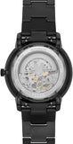 Fossil Neutra Automatic Skeleton Black Dial Black Steel Strap Watch for Men - ME3183 Buy Now By Fossil
