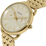 Fossil Tailor Gold Dial Gold Steel Strap Watch for Women - ES3714 Buy Now By Fossil