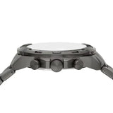 Fossil Bronson Chronograph Black Dial Grey Steel Strap Watch for Men - FS5852 Buy Now By Fossil