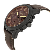 Fossil Grant Chronograph Brown Dial Brown Leather Strap Watch for Men - FS5088 Buy Now By Fossil
