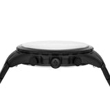 Fossil Forrester Chronograph Black Dial Black Steel Strap Watch for Men - FS5697 Buy Now By Fossil