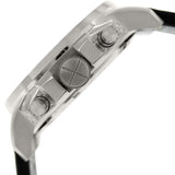 Fossil Modern Machine Chronograph Black Dial Black Leather Strap Watch for Men - FS4928 Buy Now By Fossil