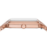 Fossil Raquel Three Hand Date Brown Dial Rose Gold Steel Strap Watch For Women - ES5323 Buy Now By Fossil