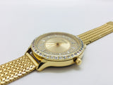 Guess Soiree Diamonds Gold Dial Gold Mesh Bracelet Watch for Women - GW0402L2 Buy Now By Guess