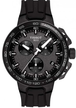 Tissot T Race Cycling Chronograph Black Dial Black Rubber Strap Watch For Men - T111.417.37.441.03 Buy Now By Tissot