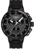 Tissot T Race Cycling Chronograph Black Dial Black Rubber Strap Watch For Men - T111.417.37.441.03 Buy Now By Tissot