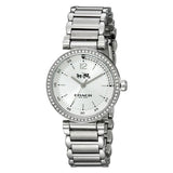 Coach Sports Crystals Silver Dial Silver Steel Strap Watch for Women - 14502194 Buy Now By Coach