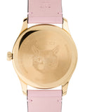 Gucci G Timeless Quartz Mother of Pearl Dial Pink Leather Strap Watch For Women - YA1264132 Buy Now By Gucci