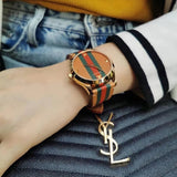 Gucci G Timeless Quartz Brown Dial Brown Leather Strap Unisex Watch - YA1264077 Buy Now By Gucci