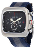 Gucci Coupe Chronograph Blue Dial Two Tone NATO Strap Watch for Men - YA131203 Buy Now By Gucci