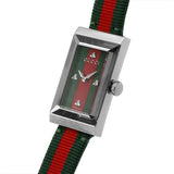 Gucci G-Frame Mother of Pearl Dial Two Tone Nylon Strap Watch For Women - YA147404 Buy Now By Gucci