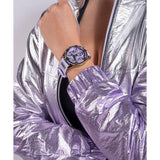 Guess Queen Quartz Purple Dial Purple Silicone Strap Watch For Women - GW0536L4 Buy Now By Guess